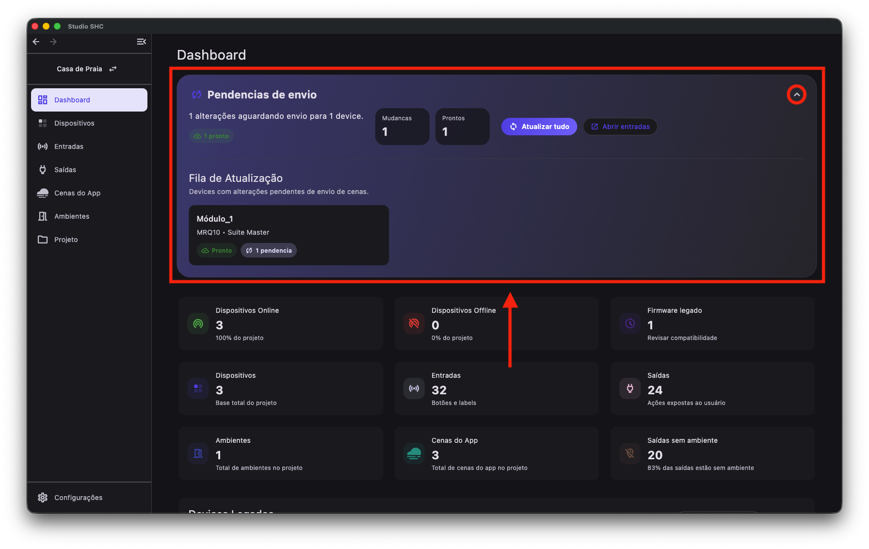 Tela de update1